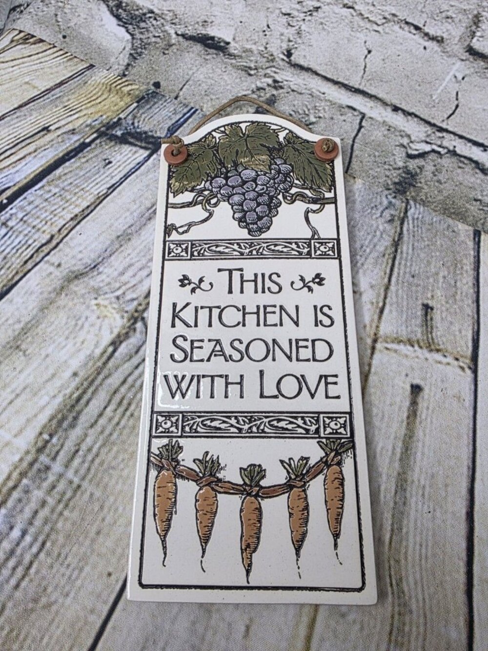 Spooner Creek Michael Macone 360 Wall Plaque This Kitchen is Seasoned With Love